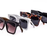 12 Pack: Classy Minimalist Chunky Prism Abstract Wholesale Sunglasses