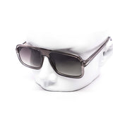 12 Pack: Skinny Square Color Gradient Aviator Fashion Wholesale Sunglasses