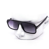 12 Pack: Skinny Square Color Gradient Aviator Fashion Wholesale Sunglasses