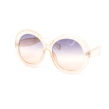 12 Pack: Oversized Circle Beverly Gradient Wholesale Sunglasses