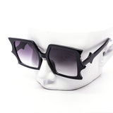 12 Pack: Unique Oversized Bat Flare Festival Wholesale Sunglasses