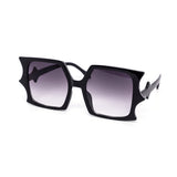 12 Pack: Unique Oversized Bat Flare Festival Wholesale Sunglasses