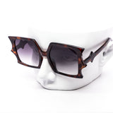 12 Pack: Unique Oversized Bat Flare Festival Wholesale Sunglasses