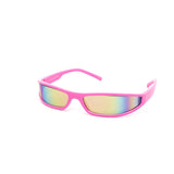 12 Pack: Retro Future Super Thin Wraparound Wholesale Sunglasses