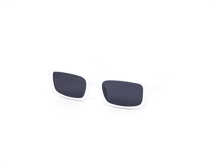 12 Pack: Flat Rectagular Chunky Prism Abstract Wholesale Sunglasses