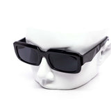 12 Pack: Flat Rectagular Chunky Prism Abstract Wholesale Sunglasses