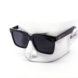 12 Pack: Oversized Modern Retro Star Sword Square Wholesale Sunglasses