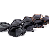 12 Pack: Oversized Modern Retro Star Sword Square Wholesale Sunglasses