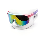 12 Pack: Beach Fest Oversized Shield Performance Wholesale Sunglasses