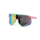 12 Pack: Beach Fest Oversized Shield Performance Wholesale Sunglasses