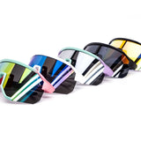 12 Pack: Beach Fest Oversized Shield Performance Wholesale Sunglasses