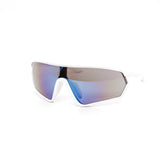 12 Pack: Vented Performance Sports Shield Burnt Mirror Wholesale Sunglasses