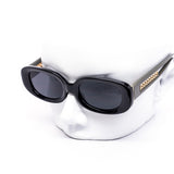 12 Pack: Chunky Oval Chainlink Inlet Wholesale Sunglasses