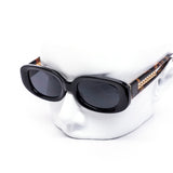 12 Pack: Chunky Oval Chainlink Inlet Wholesale Sunglasses