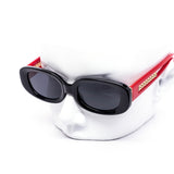 12 Pack: Chunky Oval Chainlink Inlet Wholesale Sunglasses