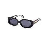 12 Pack: Chunky Oval Chainlink Inlet Wholesale Sunglasses