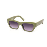 12 Pack: Modern Retro Chunky Rectangular Wholesale Sunglasses