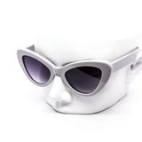 12 Pack: Chunky Rounded Super Cateye Wholesale Sunglasses