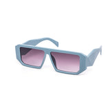 12 Pack: Minimalist Flatline Chunky Prism Abstract Wholesale Sunglasses