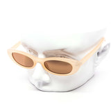 12 Pack: Trendy Skinny Oval Cateye Wholesale Fashion Sunglasses