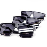 12 Pack: KUSH Flat-top Retro Zigzag Square Wholesale Sunglasses