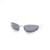 12 Pack: Punk Spike Classy Wraparound Wholesale Sunglasses