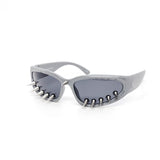 12 Pack: Punk Spike Classy Wraparound Wholesale Sunglasses