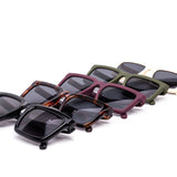 12 Pack: Urban Retro Gentle Minimalist Square Wholesale Sunglasses