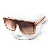 12 Pack: Oversized Rimless Minimalist Square Gradient Wholesale Sunglasses