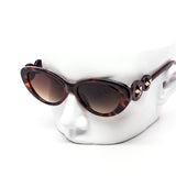 12 Pack: Twin Star Chunky Round Cateye Gradient Wholesale Sunglasses