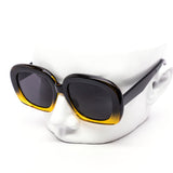 12 Pack: Retro Vogue Oval Bubble Gradient Wholesale Sunglasses