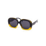 12 Pack: Retro Vogue Oval Bubble Gradient Wholesale Sunglasses