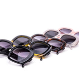 12 Pack: Retro Vogue Oval Bubble Gradient Wholesale Sunglasses