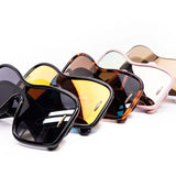 12 Pack: Oversized Unique Blobby Shield Wholesale Sunglasses