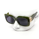 12 Pack: Vintage 60s Oversized Square Chunky Wholesale Sunglasses