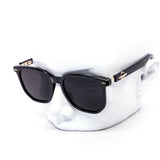 12 Pack: Elegant Oversized Angular Round Wholesale Sunglasses