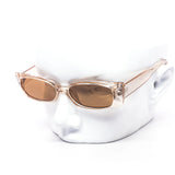 12 Pack: Trendy Slim Angular Square Wholesale Sunglasses