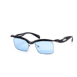 12 Pack: Festival-Inspired Semi-Rimless Sunglasses Wholesale Sunglasses