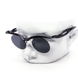 12 Pack: Oval Festival Semi-Rimless Wholesale Sunglasses