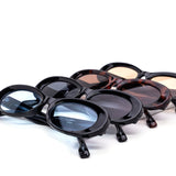 12 Pack: Vintage Modern Oval Chunky Wholesale Sunglasses