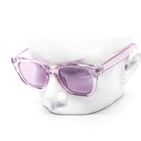 12 Pack:  Urban Minimalist Liquid Clear Color Wholesale Sunglasses