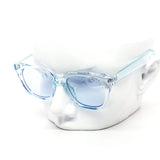 12 Pack:  Urban Minimalist Liquid Clear Color Wholesale Sunglasses