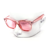 12 Pack:  Urban Minimalist Liquid Clear Color Wholesale Sunglasses