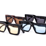 12 Pack: Minimalist Chunky Square Frame Wholesale Sunglasses