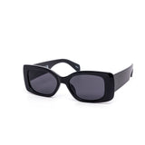 12 Pack: Modern Classy Chunky Rounded Rectangular Wholesale Sunglasses