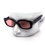 12 Pack: Bold Chunky Rectangle Shades Wholesale Sunglasses