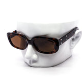 12 Pack: Bold Chunky Rectangle Shades Wholesale Sunglasses