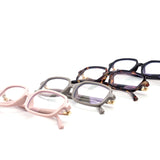 12 Pack: Blue Light Filtering Rounded Rectangle Frames Wholesale Sunglasses