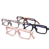 12 Pack: Blue Light Filtering Rounded Rectangle Frames Wholesale Sunglasses