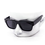 12 Pack: Sophisticated Chunky Block Square Wholesale Sunglasses